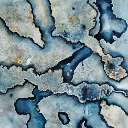 oeuvre-aquarelle-bleu œuvre aquarelle bleu