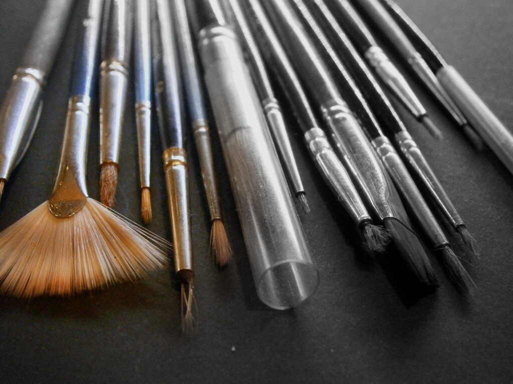pinceaux aquarelle