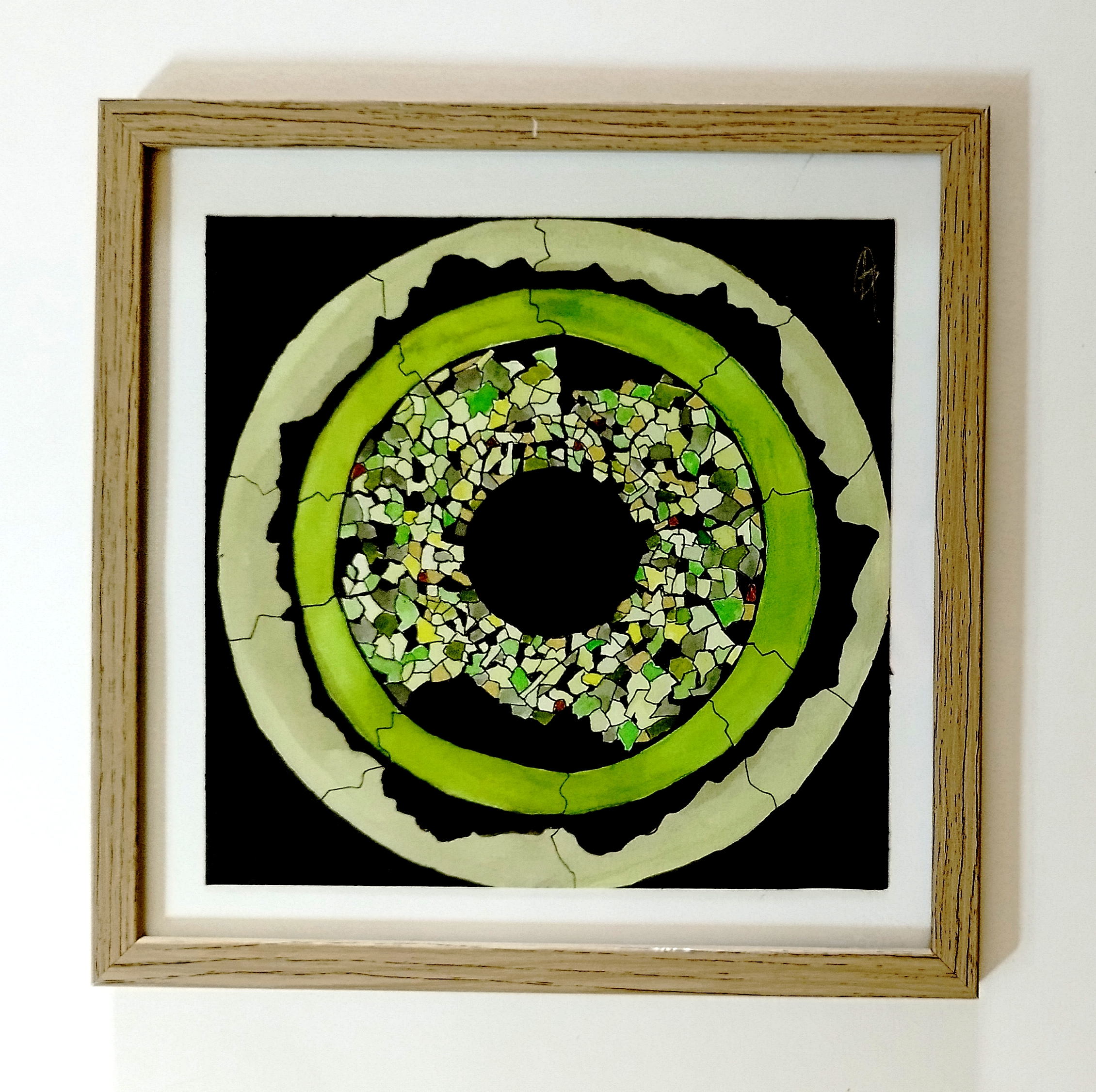 Oeil vert
